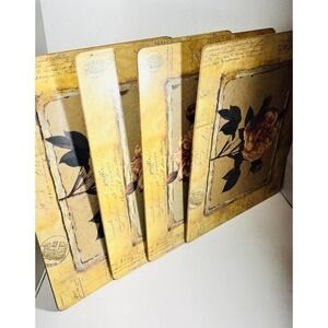 Pimpernel Cork Placemats Set of 4 Pamela Murray HARD TO FIND